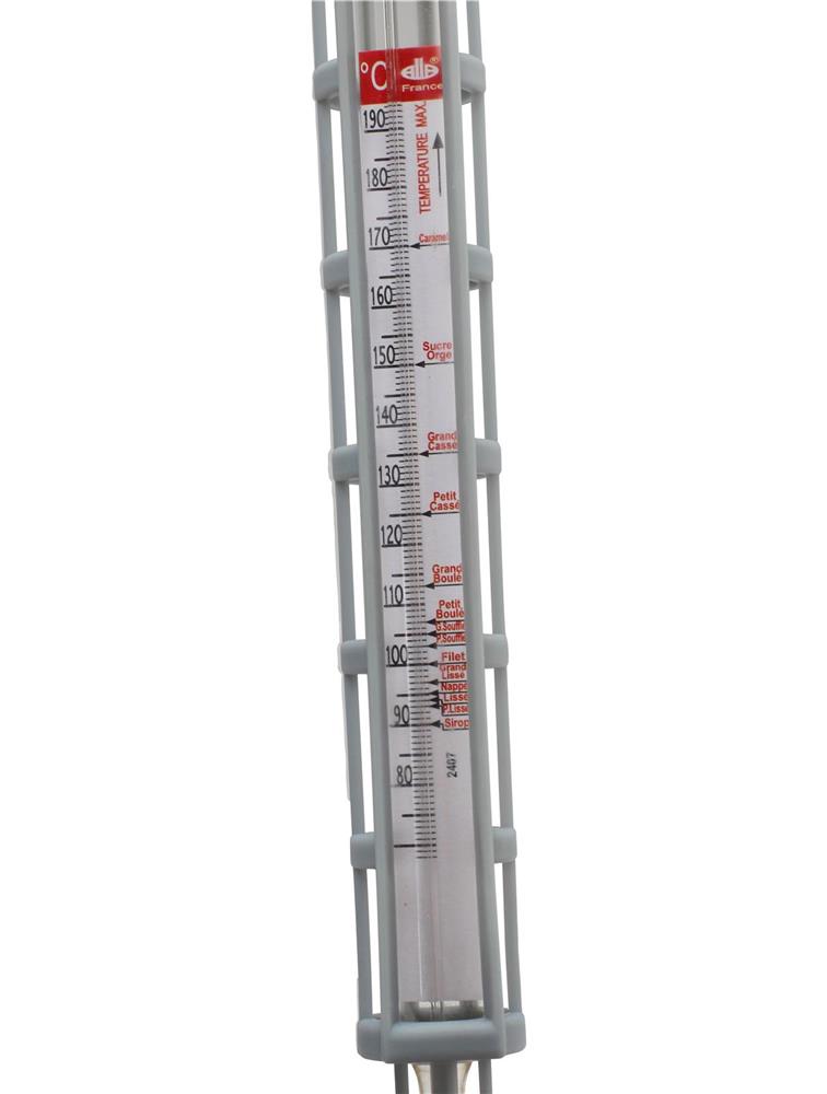 Thermomètre de confiseur avec plages de cuisson du sucre - Tom Press