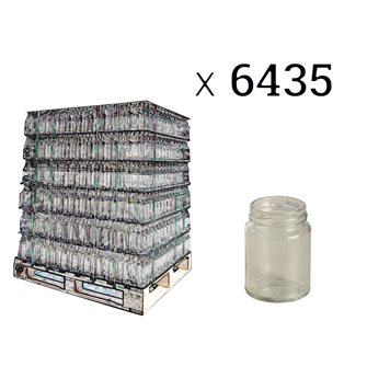 Cylindrical glass jar 106 ml per pallet 6435