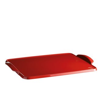 Planche à four céramique réfractaire Emile Henry couleur rouge Grand Cru